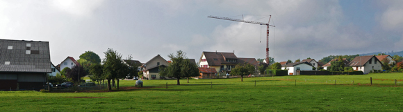 Bild Siedlungsrand in Bözberg.